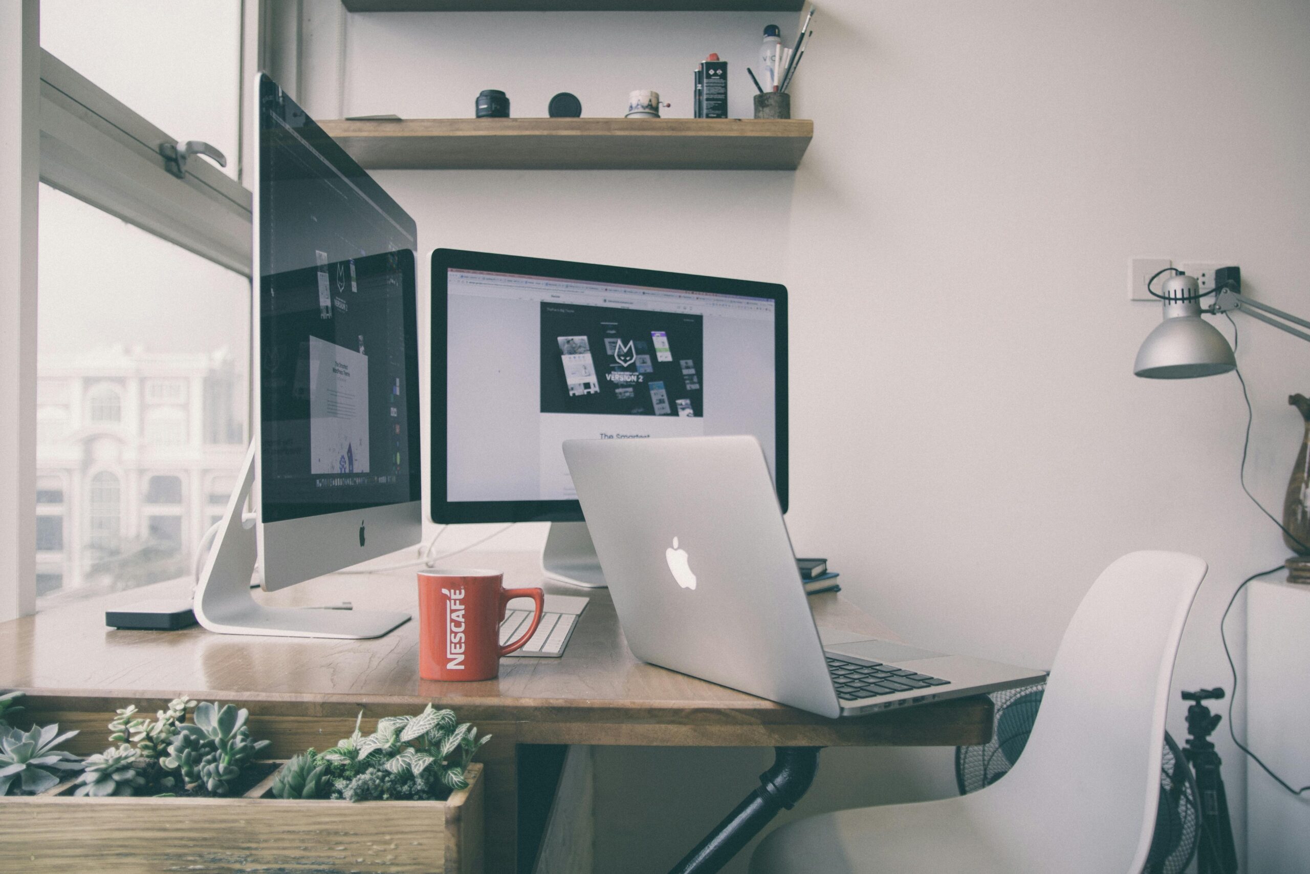 Creating a kitchen design workplace photo